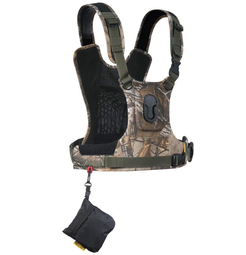 Cotton Carrier CCS G3 Camera Harness System for One Camera, Camo, 1 Camera - Image 1